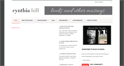 Desktop Screenshot of cynthiahillbooks.com